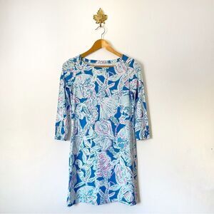 Lilly Pulitzer Blue Sophie Mini Shift Dress size XS NWOT